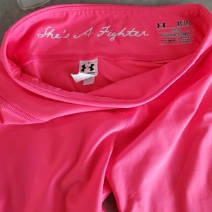Under Armour bright pink leggings